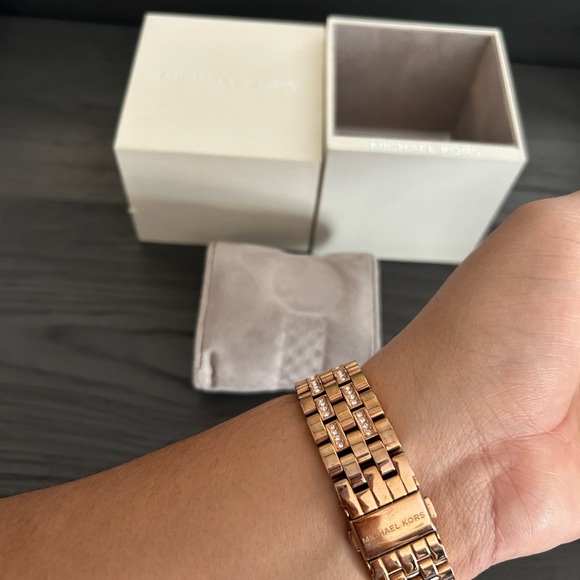 Michael Kors Rose gold watch